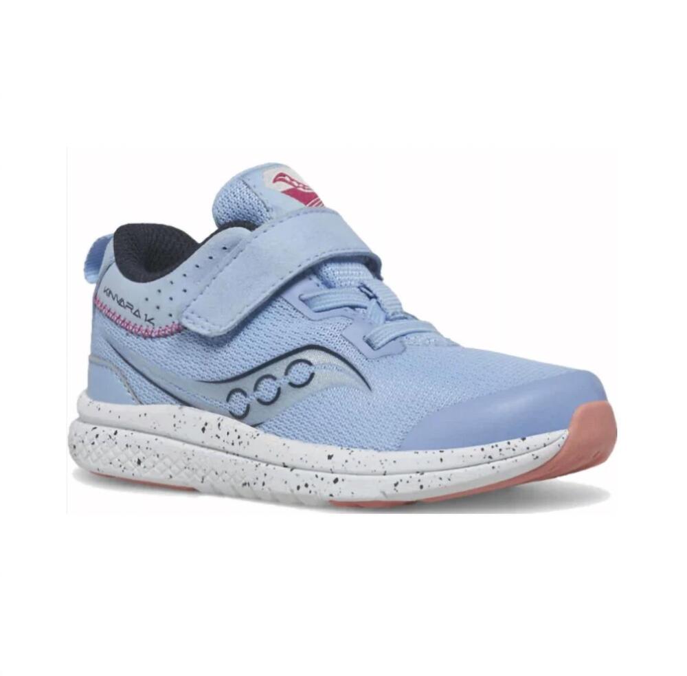 NEW SAUCONY kid's kinvara 14 ac sneakers in light blue